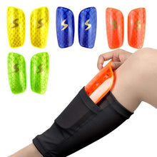 Load image into Gallery viewer, TPR Honeycomb Transparent Leg Protection Plug Board Football Protection Gear