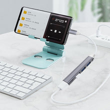 Load image into Gallery viewer, 4 in 1 Mini Multifunctional Expanded Docking, Spec: Type-C/USB-C 3.0 (Silver), Type-C/USB-C 3.0 (Silver), Type-C/USB-C 3.0 (Gray), Type-C/USB-C 3.0 (Pink), USB 3.0 (Silver), USB 3.0 (Gray), USB 3.0 (Pink)