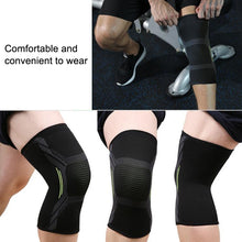Load image into Gallery viewer, Nylon Sports Protective Gear Four-Way Stretch Knit Knee Pads, Size: