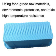 Load image into Gallery viewer, Silicone Pizza Toast Box Long Cake Mold, Long (Purple), Long (Red), Long (Blue)