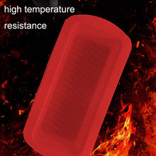 Load image into Gallery viewer, Silicone Pizza Toast Box Long Cake Mold, Long (Purple), Long (Red), Long (Blue)