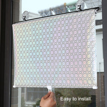 Load image into Gallery viewer, Suction Cup Car Shade Curtain Window Telescopic Roller Blind, Size: 50x125cm Silver Laser, 40x60cm Black Mesh, 40x60cm Silver Lyser, 40x125cm Silver Lyser, 50x125cm Silver Laser, 40x125cm Black Mesh, 45x125cm Silver Lyser, 45x125cm Black Mesh          ...