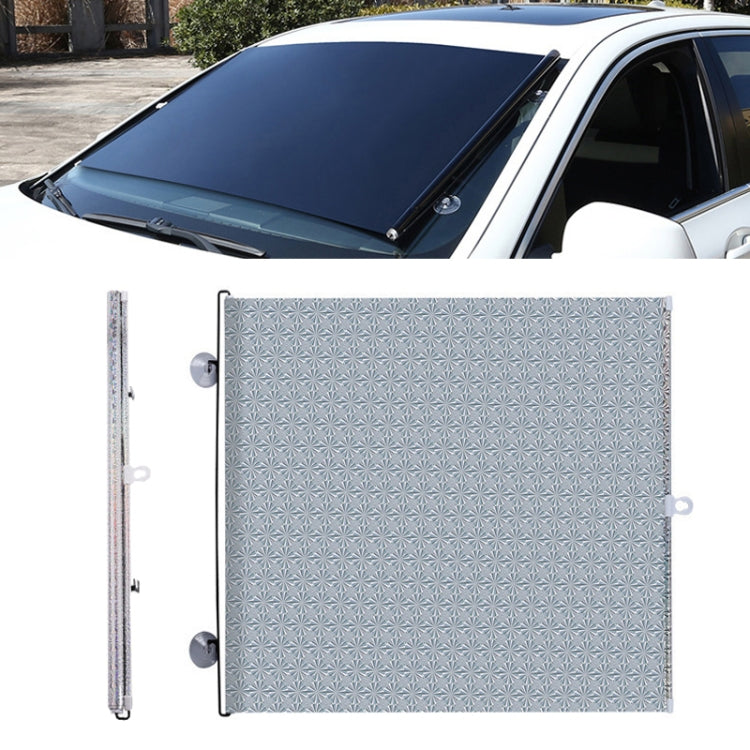 Suction Cup Car Shade Curtain Window Telescopic Roller Blind, Size: 50x125cm Silver Laser, 50x125cm Silver Laser, 40x125cm Black Mesh, 45x125cm Silver Lyser, 40x60cm Silver Lyser, 40x125cm Silver Lyser