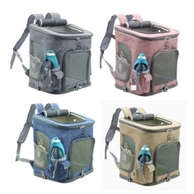 Load image into Gallery viewer, LDLC QS-002-L Foldable And Breathable Portable Pet Backpack, Light Gray, Light Pink, Denim Blue, Ginger Yellow