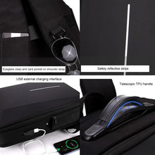 Load image into Gallery viewer, Men Business Shoulder USB External Interface Computer Bag, Color: 8001 Black, 8001 Black, 8001 Gray, 8001 Blue, 8001 Red, 8003 Black, 8003 Gray, 8003 Blue, 8003 Red, 8001-J Black, 8001-J Gray, 8001-J Blue, 8001-J Red