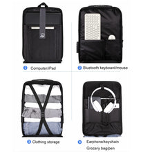 Load image into Gallery viewer, Men Business Shoulder USB External Interface Computer Bag, Color: 8001 Black, 8001 Black, 8001 Gray, 8001 Blue, 8001 Red, 8003 Black, 8003 Gray, 8003 Blue, 8003 Red, 8001-J Black, 8001-J Gray, 8001-J Blue, 8001-J Red