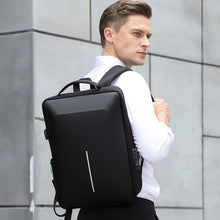 Load image into Gallery viewer, Men Business Shoulder USB External Interface Computer Bag, Color: 8001 Black, 8001 Black, 8001 Gray, 8001 Blue, 8001 Red, 8003 Black, 8003 Gray, 8003 Blue, 8003 Red, 8001-J Black, 8001-J Gray, 8001-J Blue, 8001-J Red