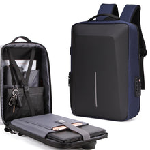 Load image into Gallery viewer, Men Business Shoulder USB External Interface Computer Bag, Color: 8001 Black, 8001 Black, 8001 Gray, 8001 Blue, 8001 Red, 8003 Black, 8003 Gray, 8003 Blue, 8003 Red, 8001-J Black, 8001-J Gray, 8001-J Blue, 8001-J Red