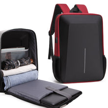 Load image into Gallery viewer, Men Business Shoulder USB External Interface Computer Bag, Color: 8001 Black, 8001 Black, 8001 Gray, 8001 Blue, 8001 Red, 8003 Black, 8003 Gray, 8003 Blue, 8003 Red, 8001-J Black, 8001-J Gray, 8001-J Blue, 8001-J Red