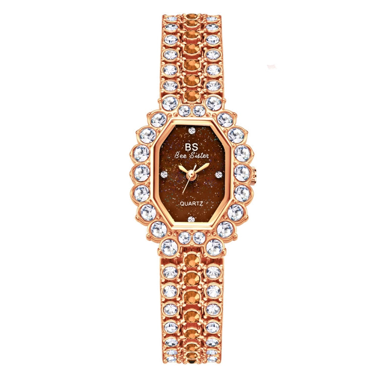 BS Bee Sister  FA1581 Niche Glitter Full Diamond Women Watch
