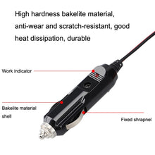 Load image into Gallery viewer, 12-24V Car Cigarette Lighter Plug Extension Line, Cable Length 3.7m, 12-24V Length 370cm