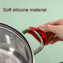 Load image into Gallery viewer, 1 Pair Silicone Pot Handle Insulation Cover Iron Pot Handle Cover, Light Green, Simple Gray, Red