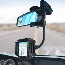 Load image into Gallery viewer, Car Rearview Mirror Hose Bracket Mobile Phone Clip Universal Navigation Bracket, H59+C38