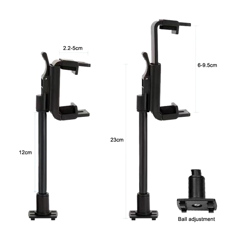 Car Rearview Mirror Hose Bracket Mobile Phone Clip Universal Navigation Bracket, H59+C38