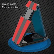 Load image into Gallery viewer, Mobile Phone Tablet Car Holder Suction Cup Instrument Fixed Bracket, Red Leather Pattern, Black Carbon Fiber