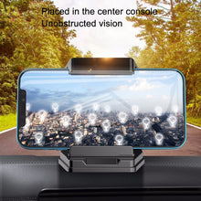 Load image into Gallery viewer, Mobile Phone Tablet Car Holder Suction Cup Instrument Fixed Bracket, Red Leather Pattern, Black Carbon Fiber