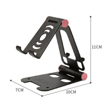 Load image into Gallery viewer, XY-02 Folding Live Aluminum Alloy Desktop Tablet Computer Mobile Phone Bracket, Blue, Gold, Silver, Black, Pink