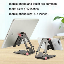 Load image into Gallery viewer, XY-02 Folding Live Aluminum Alloy Desktop Tablet Computer Mobile Phone Bracket, Blue, Gold, Silver, Black, Pink