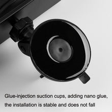 Load image into Gallery viewer, CZC-255 Carbon Fiber Indoor Rearview Mirror Modified Suction Cup Endoscope Auxiliary Mirror, CZC-255(White Mirror)