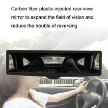Load image into Gallery viewer, CZC-255 Carbon Fiber Indoor Rearview Mirror Modified Suction Cup Endoscope Auxiliary Mirror, CZC-255(White Mirror)