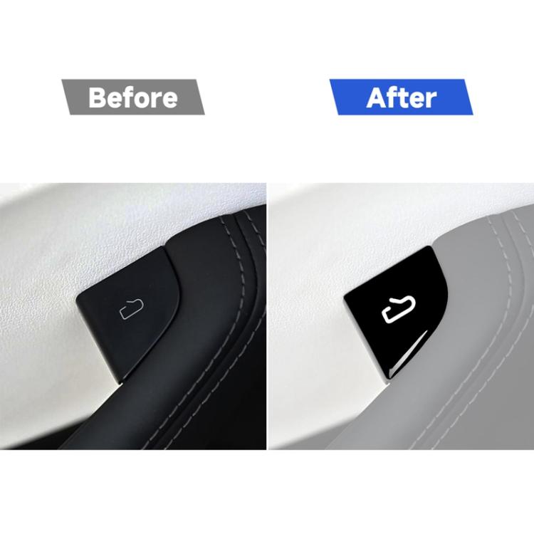 For Tesla Model 3 4pcs/ Set B-type Car Window Switch Stickers