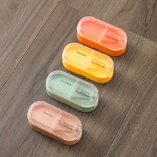 Load image into Gallery viewer, Home Convenient Transparent Tablet Divider Compartments Medicine Boxes, Yellow, Green, Pink, Orange