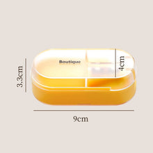 Load image into Gallery viewer, Home Convenient Transparent Tablet Divider Compartments Medicine Boxes, Yellow, Green, Pink, Orange