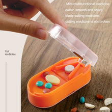 Load image into Gallery viewer, Home Convenient Transparent Tablet Divider Compartments Medicine Boxes, Yellow, Green, Pink, Orange