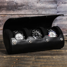 Load image into Gallery viewer, CONTACTS FAMILY Outdoor Convenient Leather Watch Storage Box, CF1135