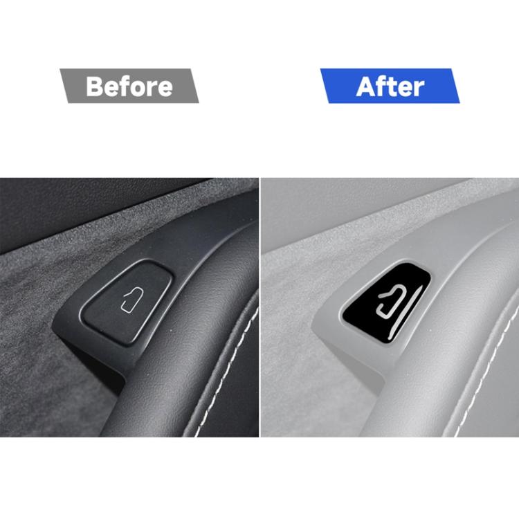 For Tesla Model 3/Y 4pcs /Set Car Window Switch Stickers