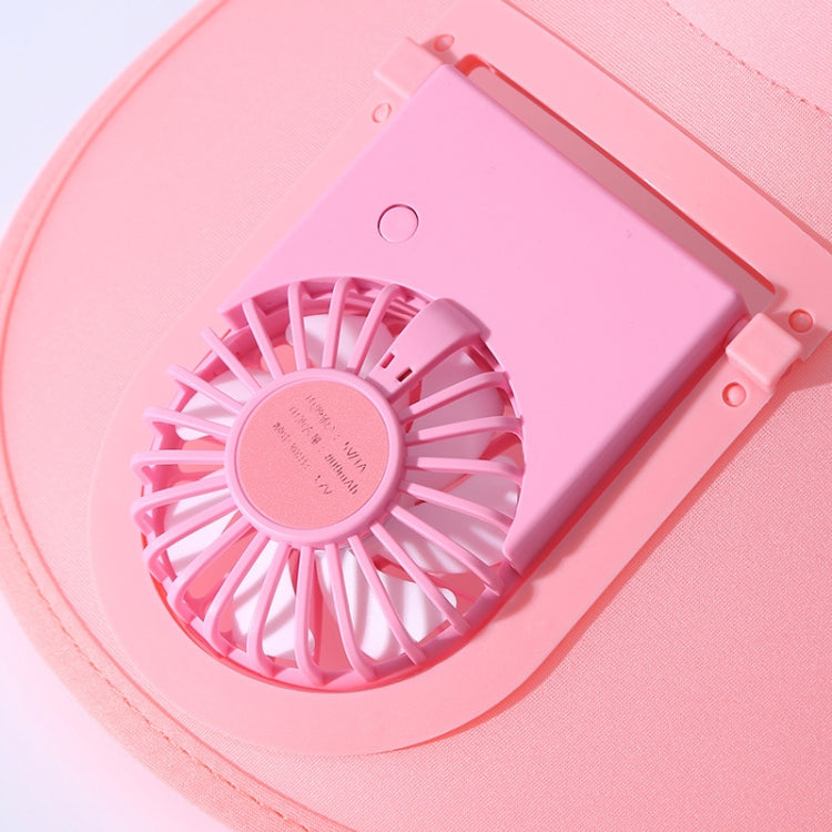 USB Rechargeable Fan Hat Summer Sunshade Large Brim Empty Top Sun Hat