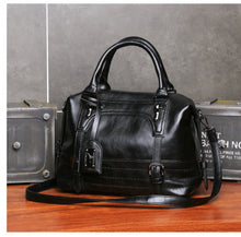 Load image into Gallery viewer, Ladies Casual Handbag Soft-faced Solid Color One-shoulder Diagonal Large Bag, Black, Pink, Brown, Grey