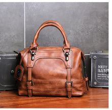 Load image into Gallery viewer, Ladies Casual Handbag Soft-faced Solid Color One-shoulder Diagonal Large Bag, Black, Pink, Brown, Grey