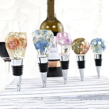 Load image into Gallery viewer, DIY Crystal Epoxy Resin Red Wine Stopper Silicone Mold,Style:, Five Molds, 5 Molds+5 Red Wine Plug