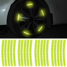 Load image into Gallery viewer, 10pcs /Set Car Wheel Reflective Stickers 3D Personal Decoration Tire Warning Stickers