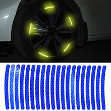 Load image into Gallery viewer, 10pcs /Set Car Wheel Reflective Stickers 3D Personal Decoration Tire Warning Stickers