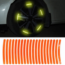 Load image into Gallery viewer, 10pcs /Set Car Wheel Reflective Stickers 3D Personal Decoration Tire Warning Stickers