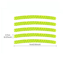 Load image into Gallery viewer, 10pcs /Set Car Wheel Reflective Stickers 3D Personal Decoration Tire Warning Stickers