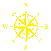 Load image into Gallery viewer, D-336 Car Compass Graphic Sticker Hood Car Body Universal Sticker, D-336