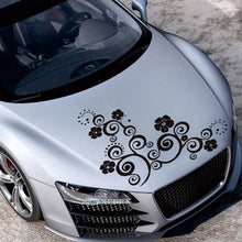 Load image into Gallery viewer, D-908 Summer Flower Totem PVC Car Hood Sticker, D-908