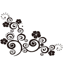 Load image into Gallery viewer, D-908 Summer Flower Totem PVC Car Hood Sticker, D-908