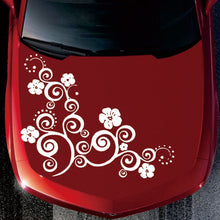 Load image into Gallery viewer, D-908 Summer Flower Totem PVC Car Hood Sticker, D-908