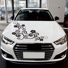 Load image into Gallery viewer, D-908 Summer Flower Totem PVC Car Hood Sticker, D-908