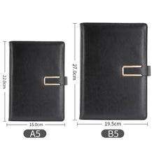 Load image into Gallery viewer, WZJZ0101 PU Leather Thickened Notebook, A5, B5