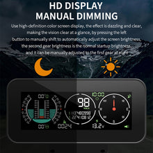 Load image into Gallery viewer, Car HUD Level Slope GPS Compass Altitude Display, M60