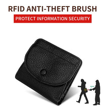 Load image into Gallery viewer, TP-195 Genuine Leather Natural Tumbled Buckle Coin Purse