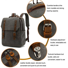 Load image into Gallery viewer, Business Large Capacity Canvas Backpack Outdoor Leisure Travel Computer Bag