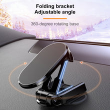 Load image into Gallery viewer, Vehicle Bracket Magnetic Navigation Bracket, Folding Black, Folding Silve