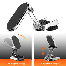 Load image into Gallery viewer, Vehicle Bracket Magnetic Navigation Bracket, Folding Black, Folding Silve