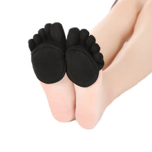 Load image into Gallery viewer, Pair Anti-Friction Half Palm Sponge Invisible Five-Finger Socks